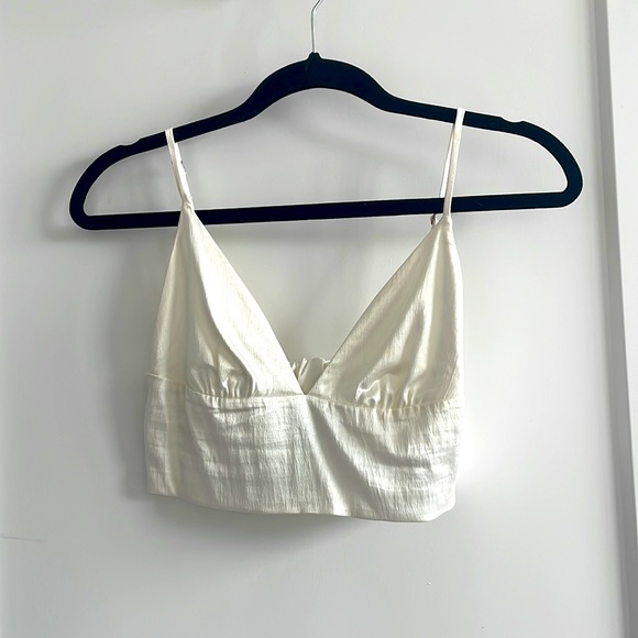 Zara satin crop top - Picture 1 of 8
